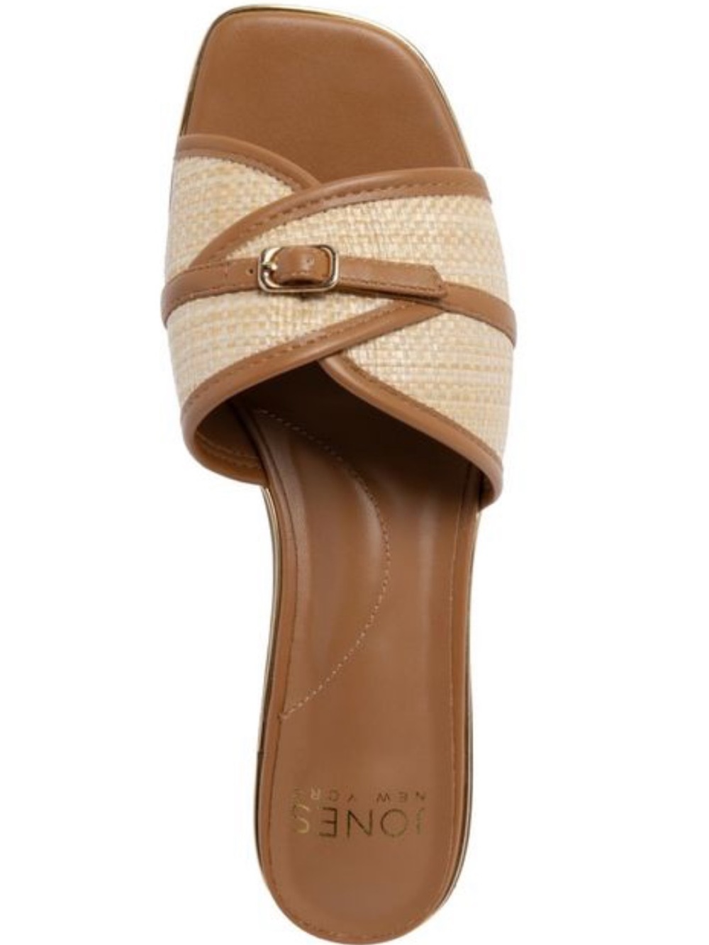Raffia Slide Sandals